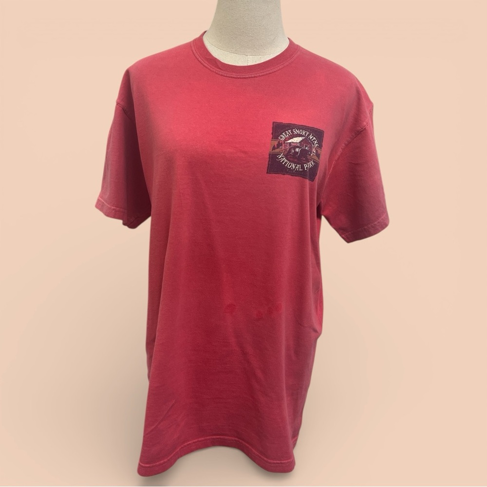 Comfort Colors Men's Maroon Short Sleeve Tee